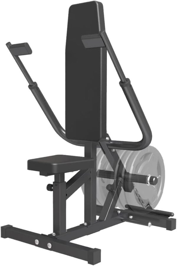 Seated Dip Machine,  Tricep/Bicep Dip Press Machine with Cable Bar & Band g for Biceps Chest Training, Upr Body Push Workout, Hold up to 440LBS