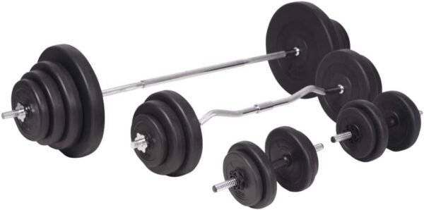 Barbell and Dumbbell Set 264.6 lb (267.3lbs) - Image 2