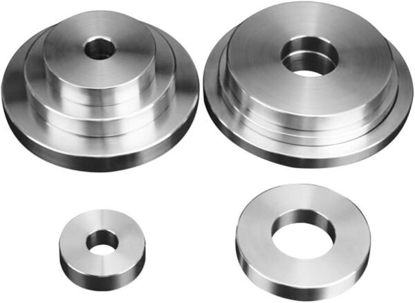 1 PCS  Weight Plate Olympic Weight Plates Stainless Steel Weight Plates, for Powerlifting, Weightlifting, Home Gym & Deadlifts, 1” /2” - Image 2