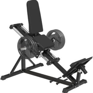 Compact Leg Sled Machine with Calf Block, -Loaded Compact Leg Press Machine with Band gs, 1000LBS Weight , Squat Machine for Quads, Calves, Hamstrings, Home Gym Leg Press Machine