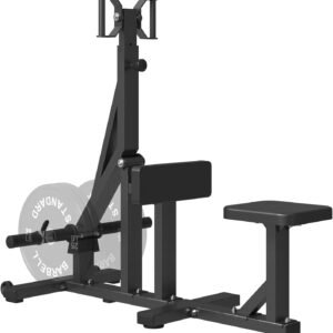 Seated Row Machine,  Back Chest Machine, Upr Body Workout Machine with Rotating Handles, Home Gym Equipment